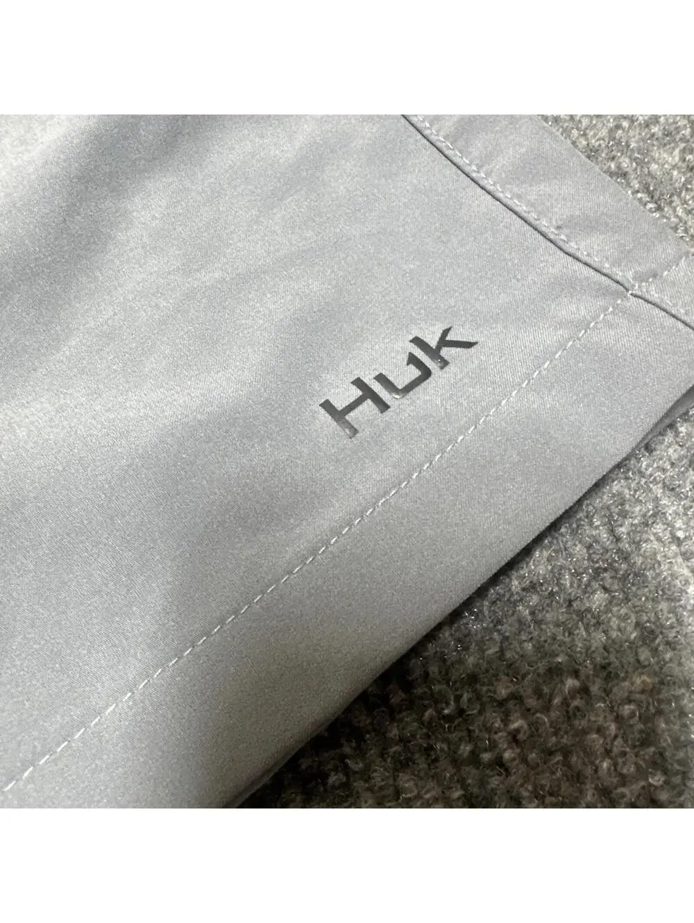 HUK Swim Fishing Trunks Gray  Performance Stretch Shorts BeachCore Gorpcore XXL